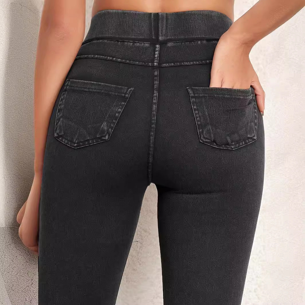 Women's High-Rise Skinny Jeggings – Pull-On Denim Look