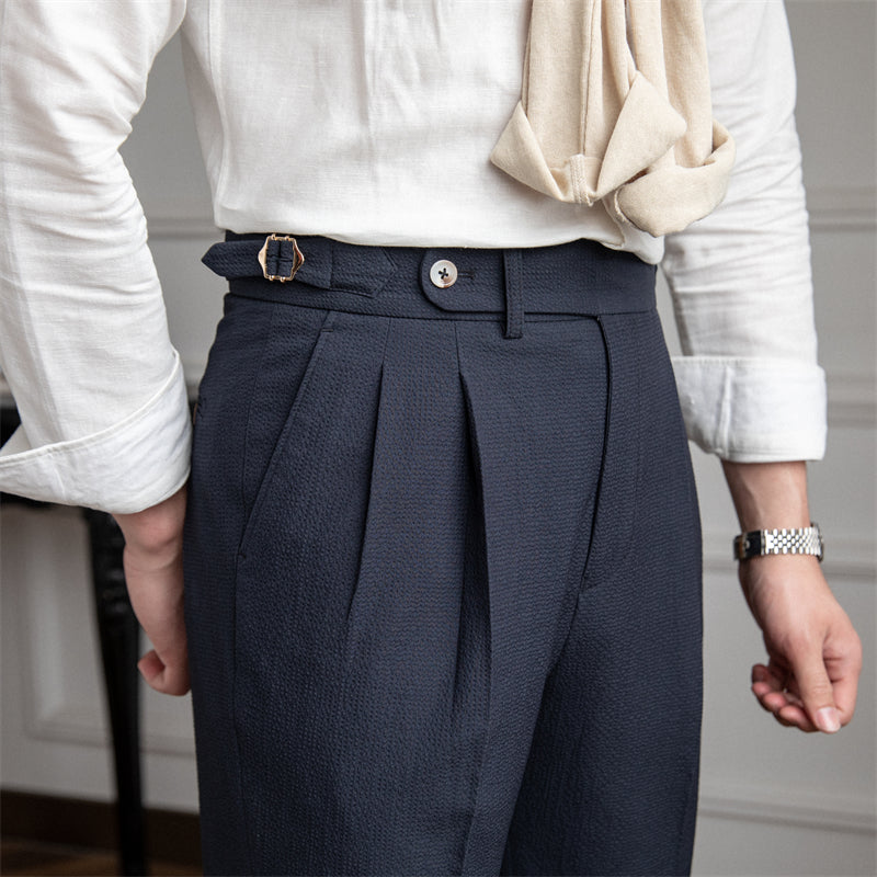 Men's Slim Chino Pants – Tapered Mid-Rise Cut