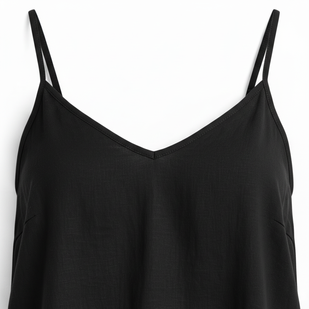 Women's Cotton-Linen Cami Top – Relaxed V-Neck Fit