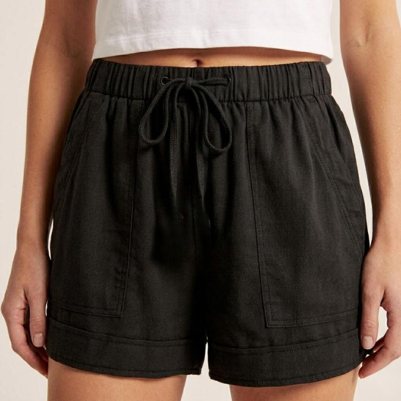 Women's Drawcord Shorts – Relaxed Elastic Waist