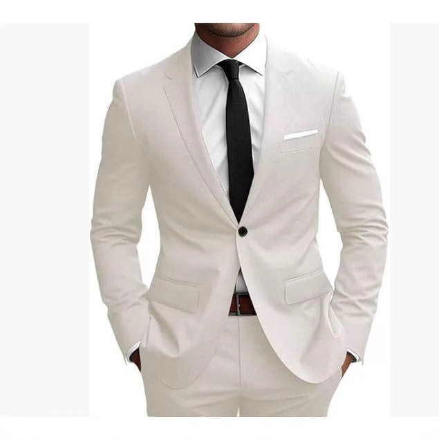 Men's Linen Blazer Set – Slim Tailored Fit