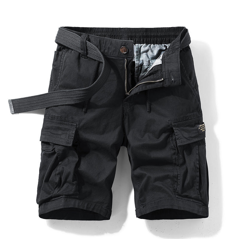 Men's Cotton Cargo Shorts – Relaxed Multi-Pocket Fit