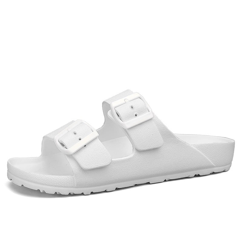 Men's EVA Slides – Double Buckle Contoured Footbed