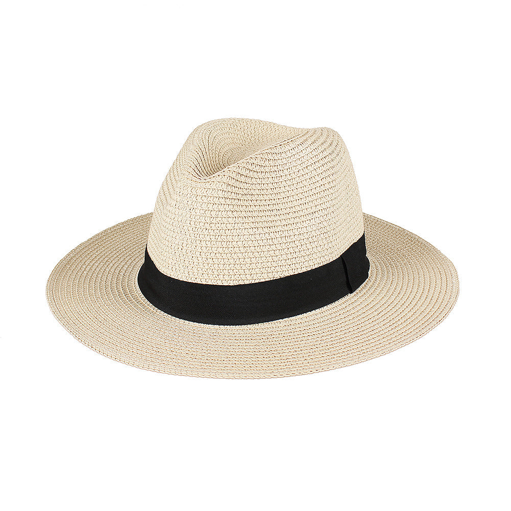 Women's Wide Brim Straw Hat – Structured Panama Crown