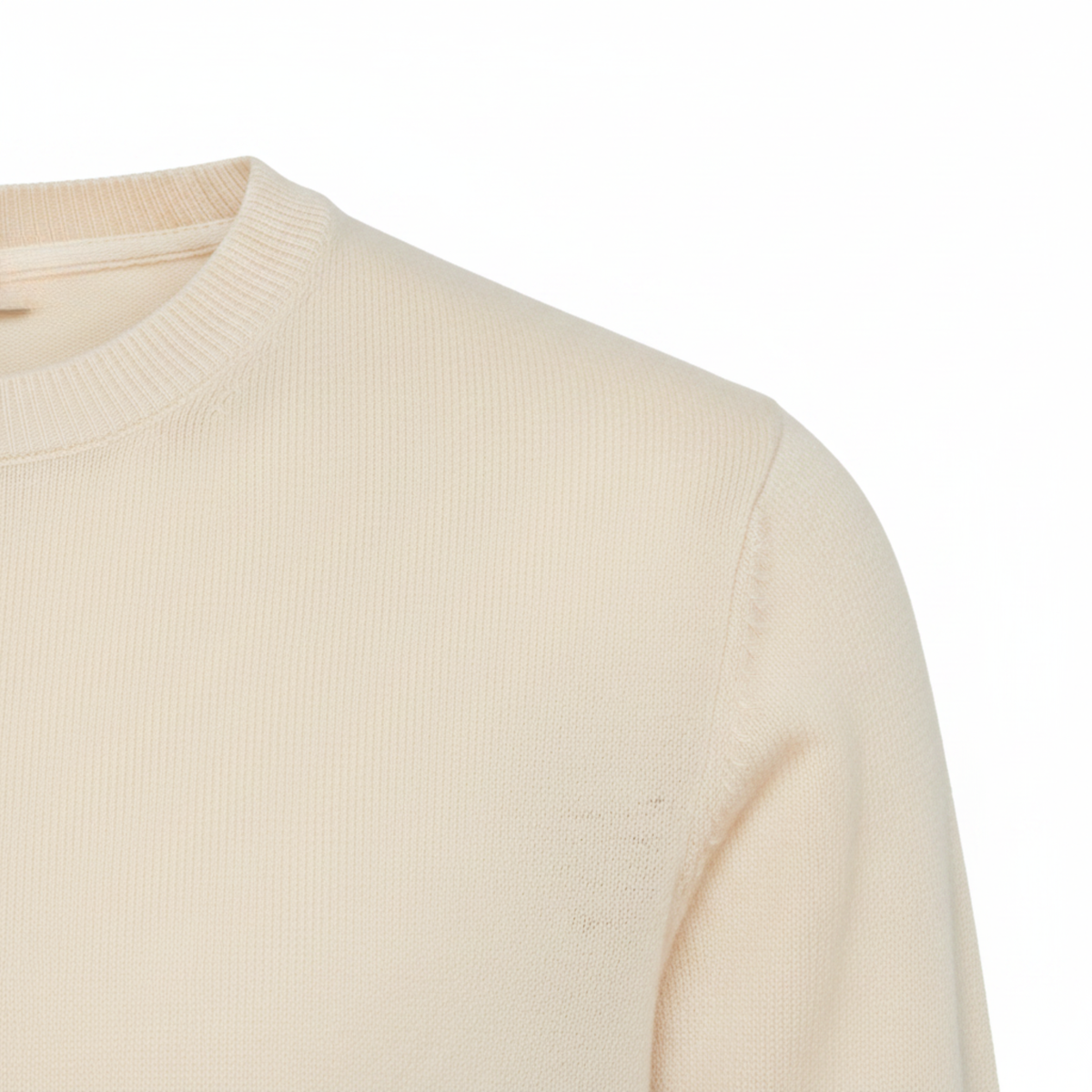 Men's Fine Knit T-Shirt – Relaxed Straight Crew Neck
