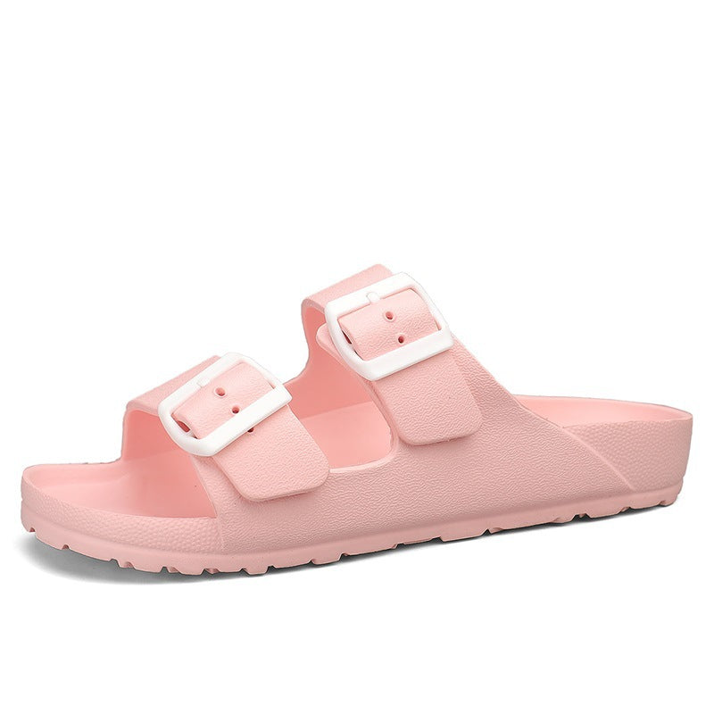 Men's EVA Slides – Double Buckle Contoured Footbed