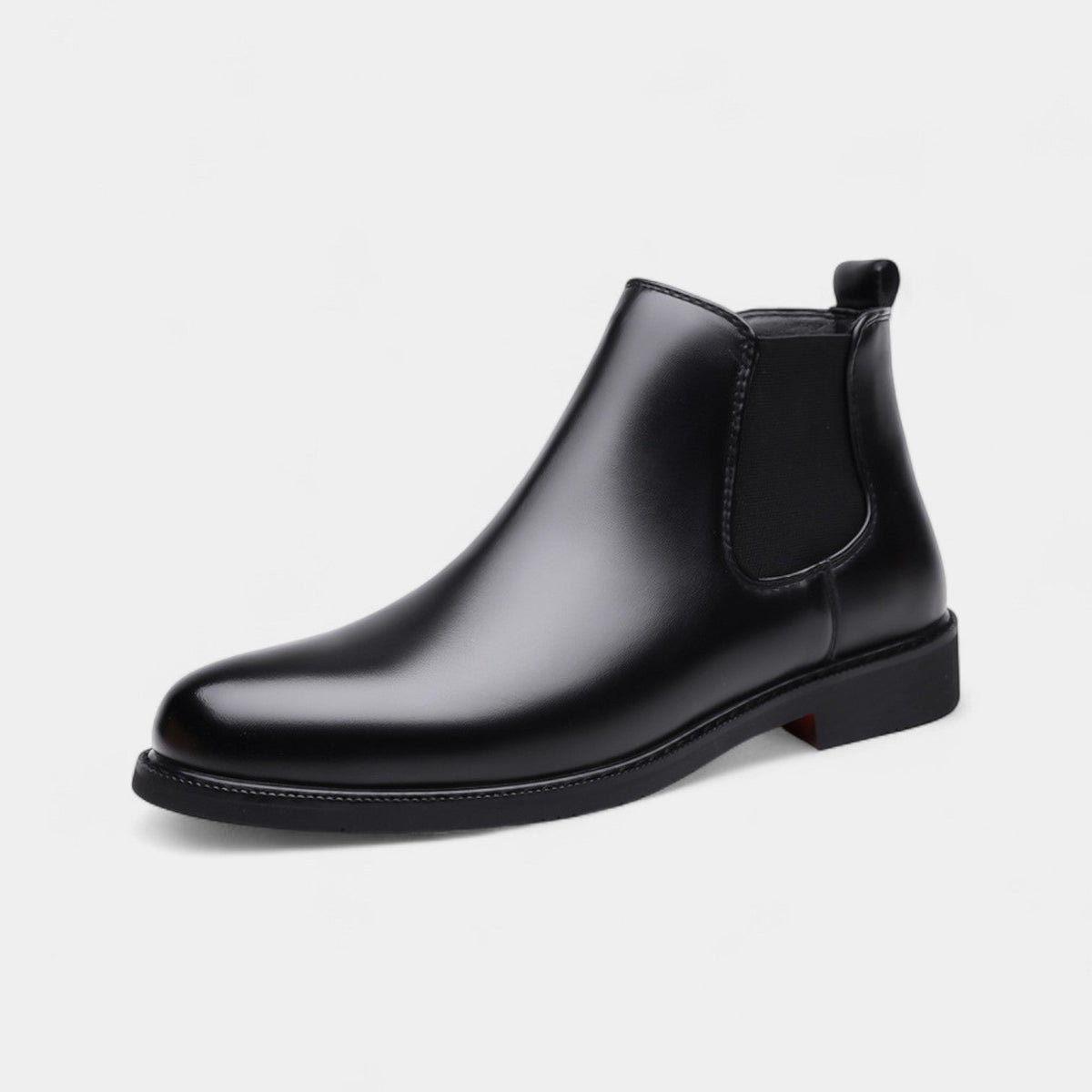 Men's Chelsea Boots – Fleece-Lined Faux Leather