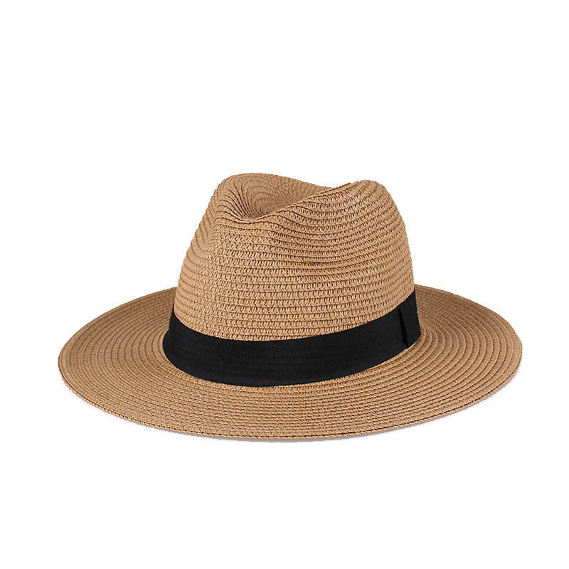 Women's Wide Brim Straw Hat – Structured Panama Crown