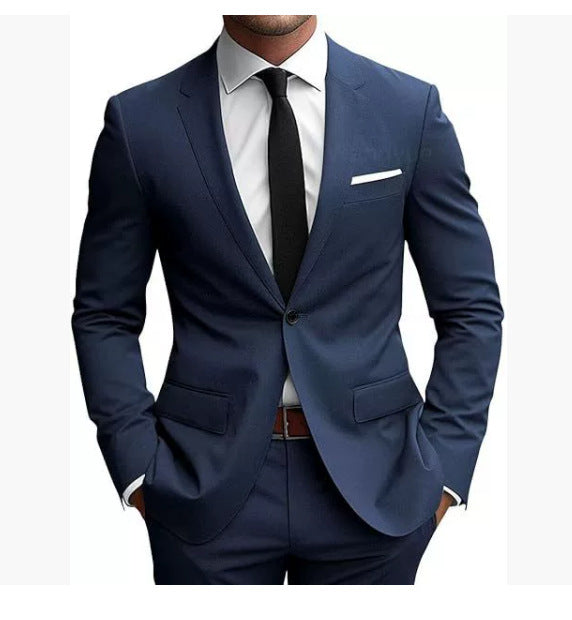 Men's Linen Blazer Set – Slim Tailored Fit