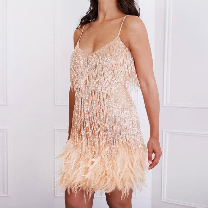Women's Mini Dress – Sleek Body-Skimming Cut