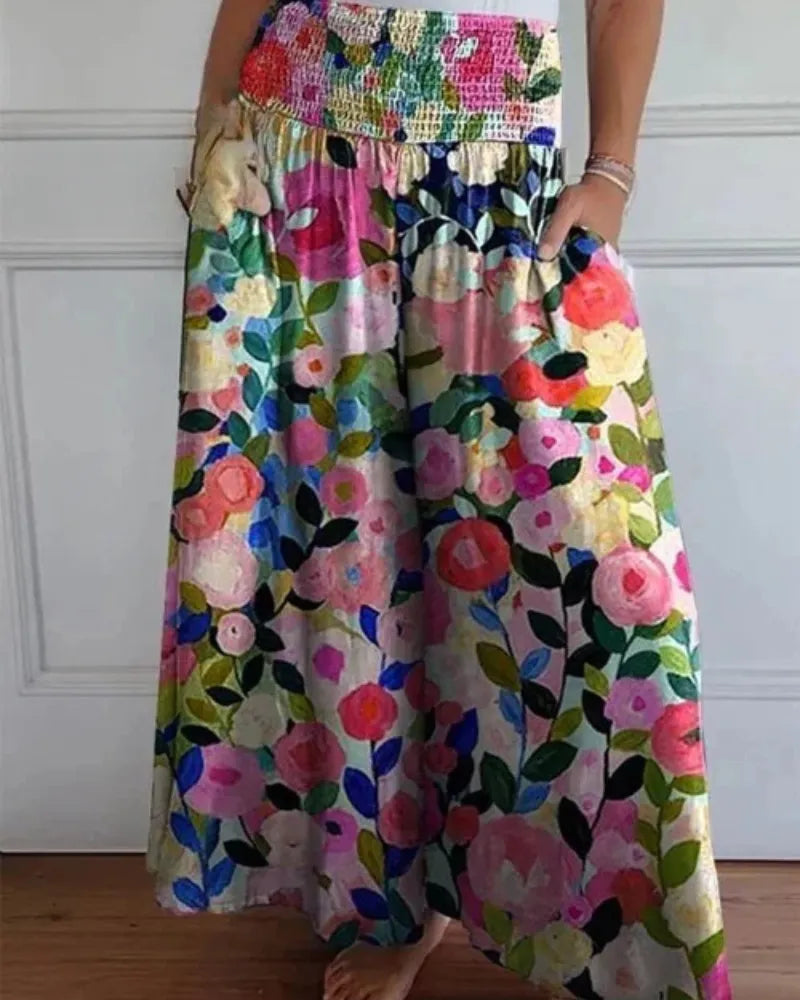 Women's Wide-Leg Pants – High-Rise Relaxed Fit