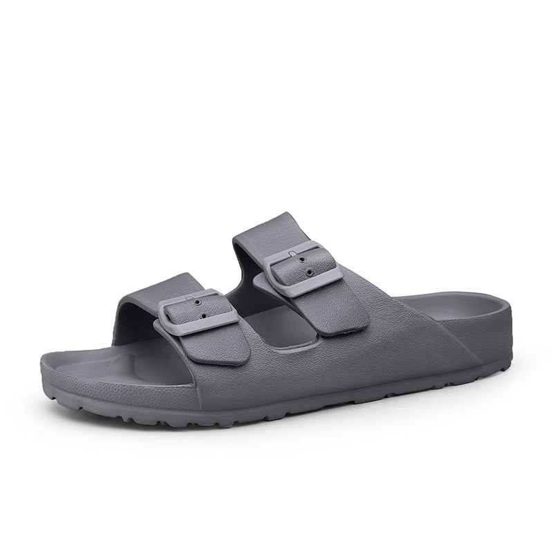 Men's EVA Slides – Double Buckle Contoured Footbed