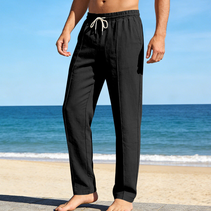 Men's Linen Pants – Relaxed Straight Leg