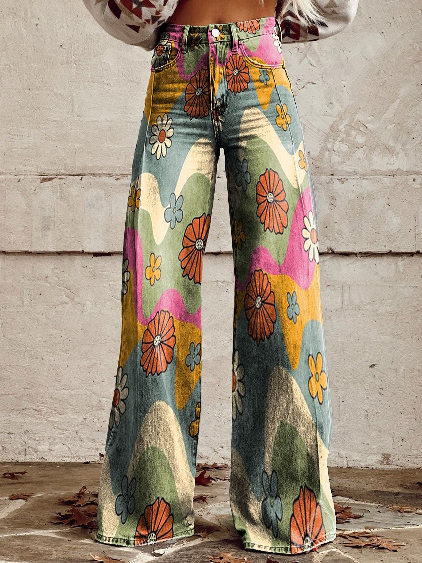 Women's Wide-Leg Pants – High-Rise Fluid Drape
