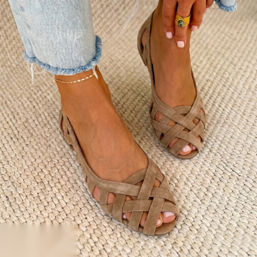 Women's Slip-On Sandal – Cushioned Flexible Sole
