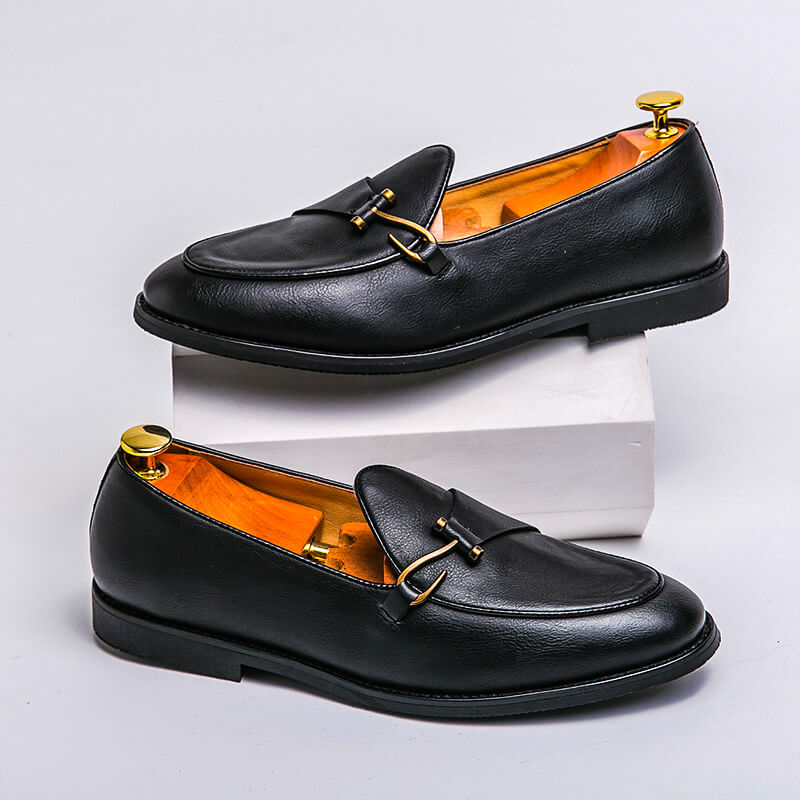 Men's Leather Slip-On Loafer – Clean Classic Profile