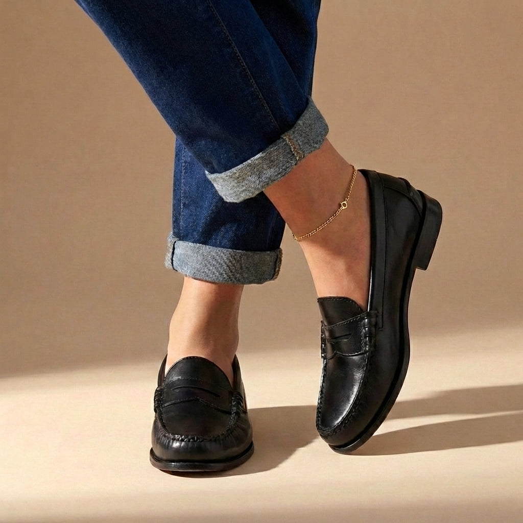 Men's Penny Loafer – Moc-Toe Slip-On Profile