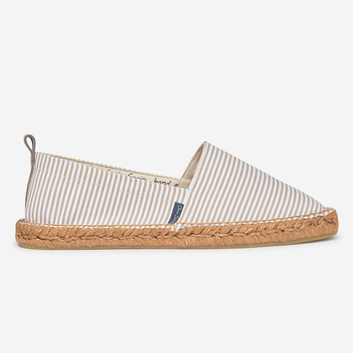 Men's Cotton-Linen Espadrilles – Hand-Coiled Jute Sole
