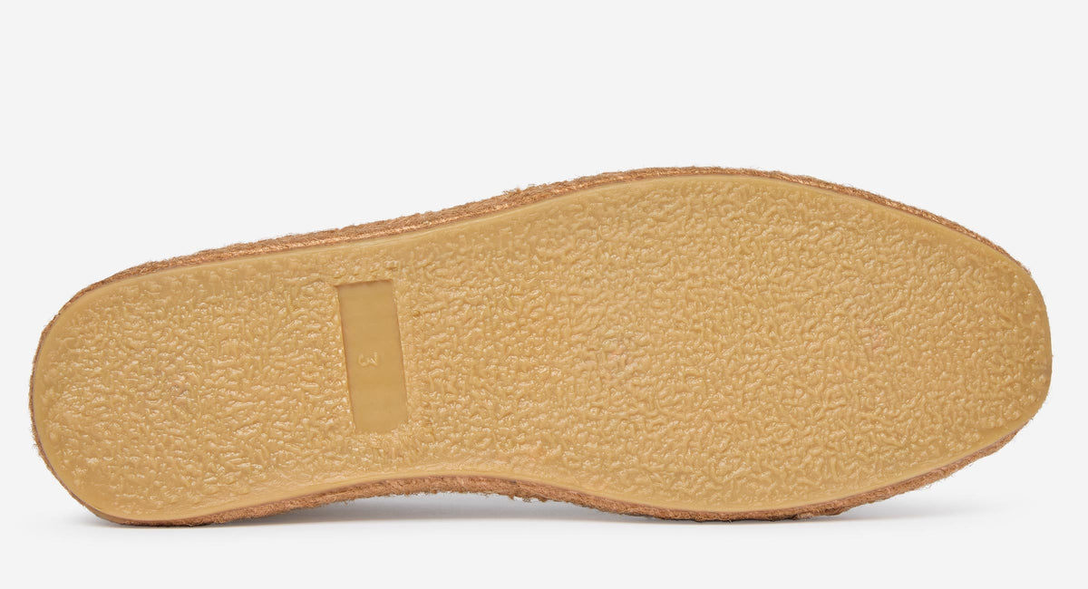 Men's Cotton-Linen Espadrilles – Hand-Coiled Jute Sole