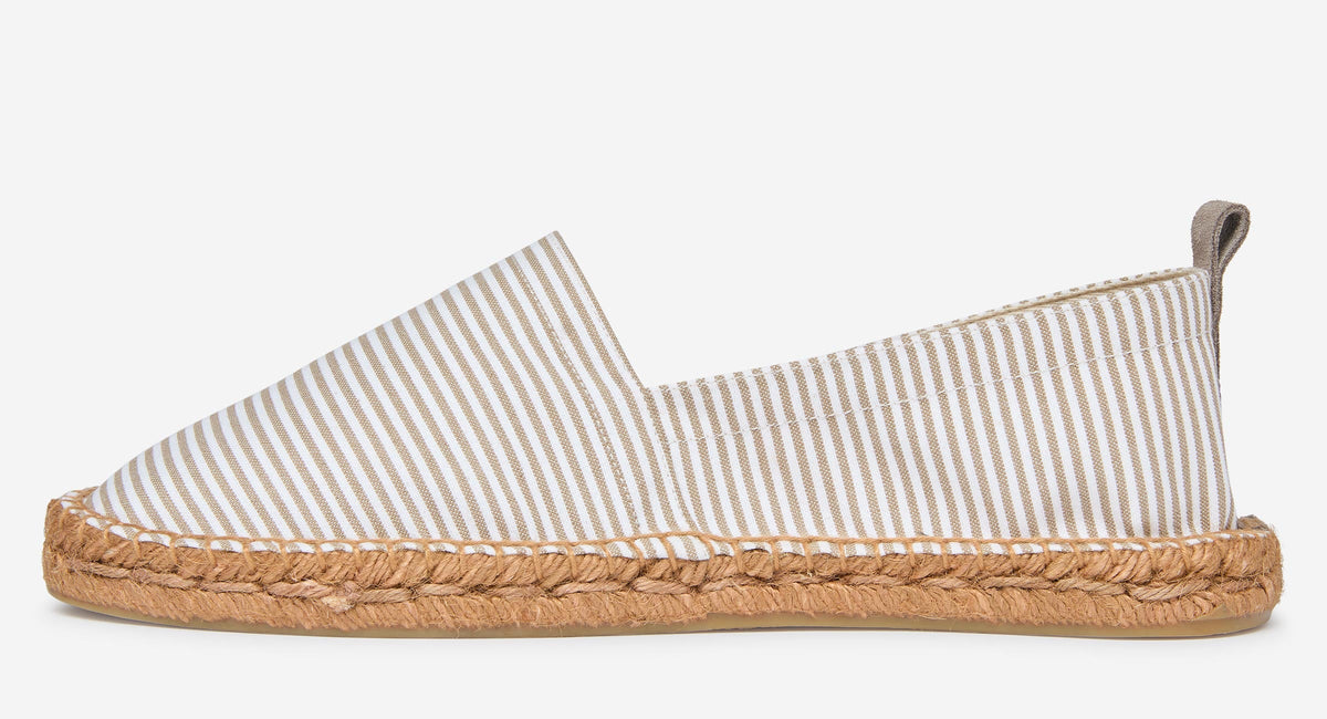 Men's Cotton-Linen Espadrilles – Hand-Coiled Jute Sole
