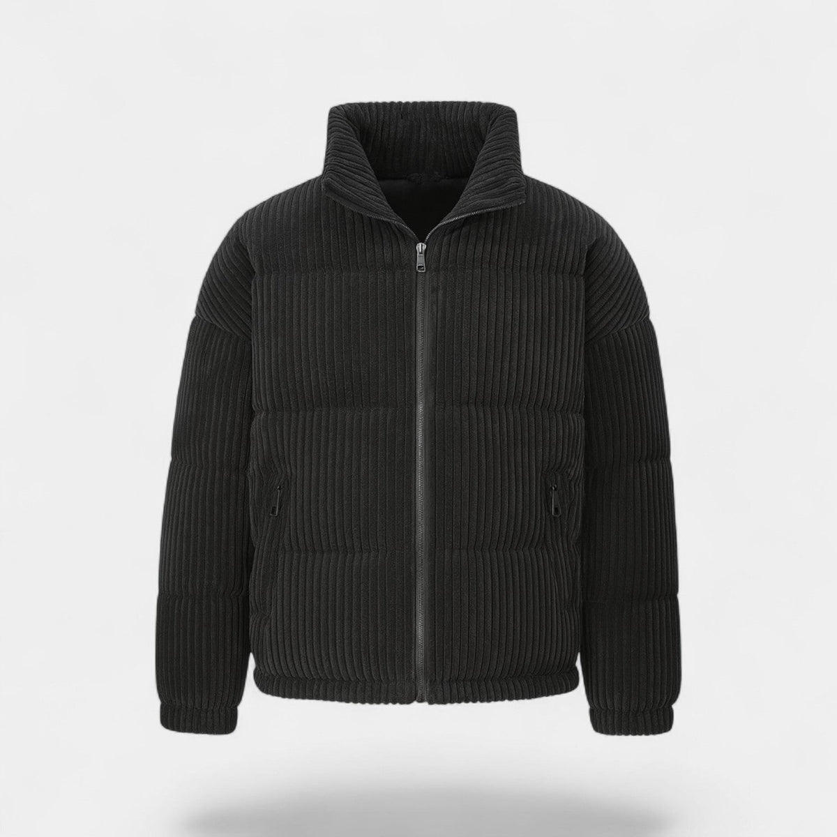 Men's Corduroy Quilted Jacket – Relaxed Layering Fit