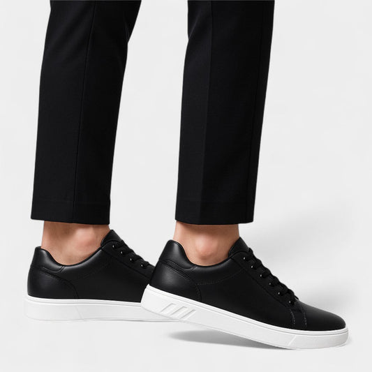Men's Leather Lace-Up Shoe – Low-Profile Sneaker Style