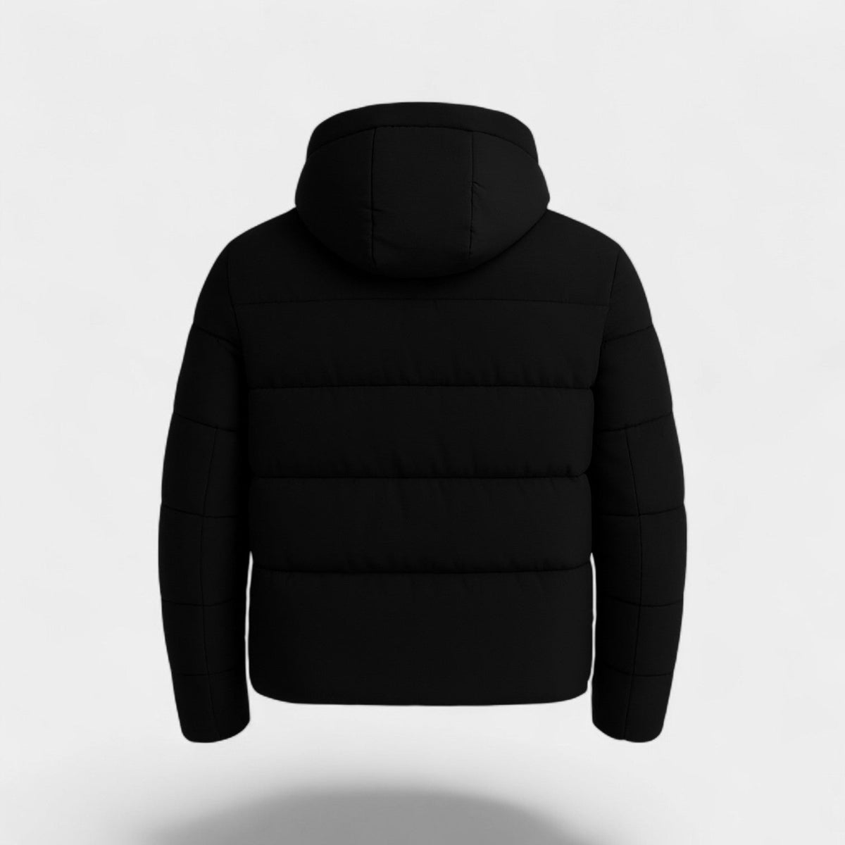 Men's Hooded Puffer Jacket – Relaxed Matte Finish