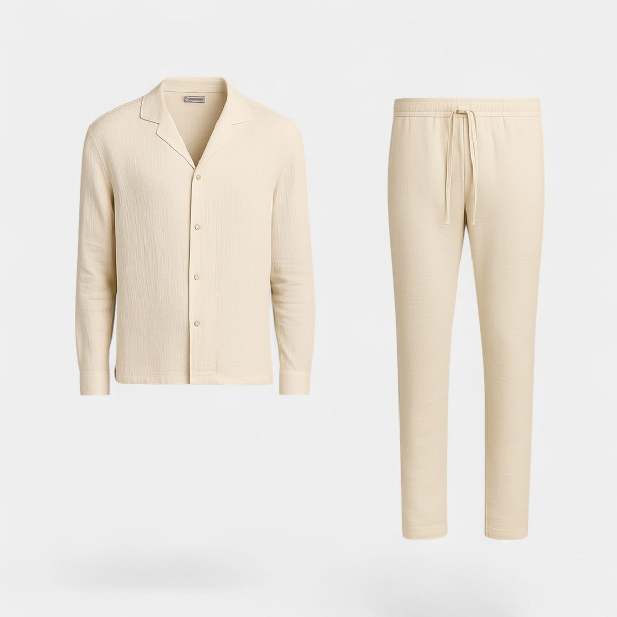 Men's Shirt and Pants Set – Relaxed Shirt, Slim Pants