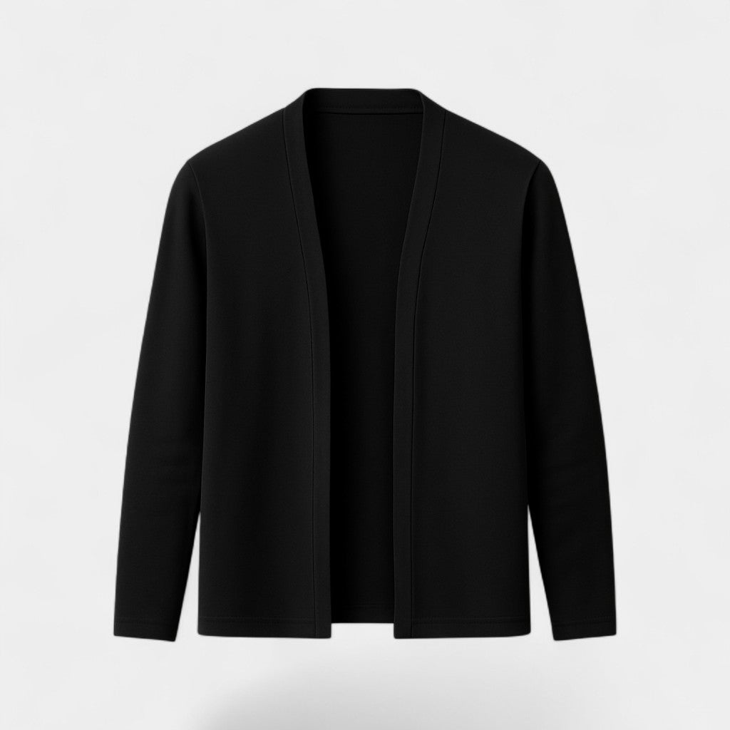 Men's Cotton Cardigan – Classic V-Neck Button Front