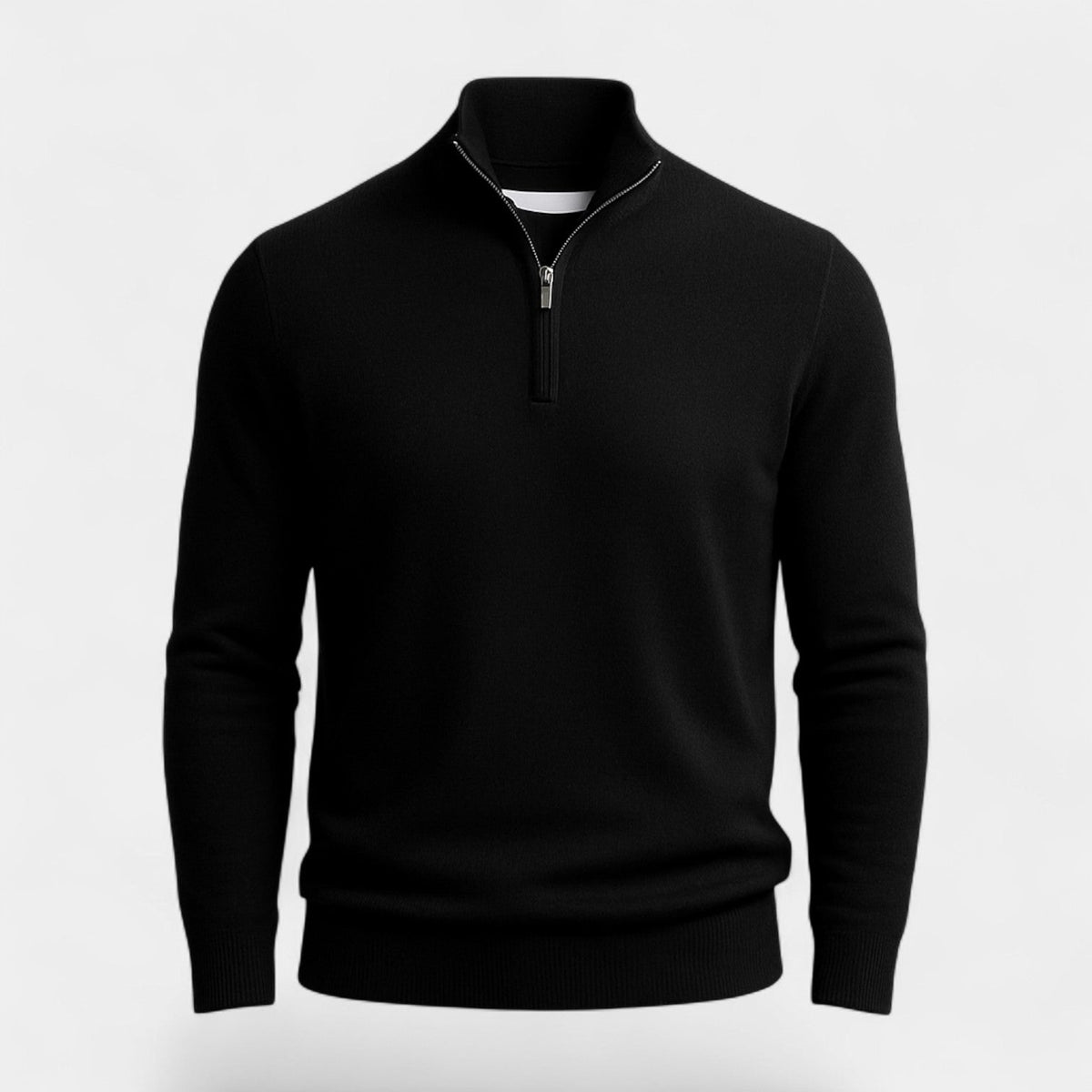 Men's Half-Zip Knit Sweater – Clean Minimal Lines