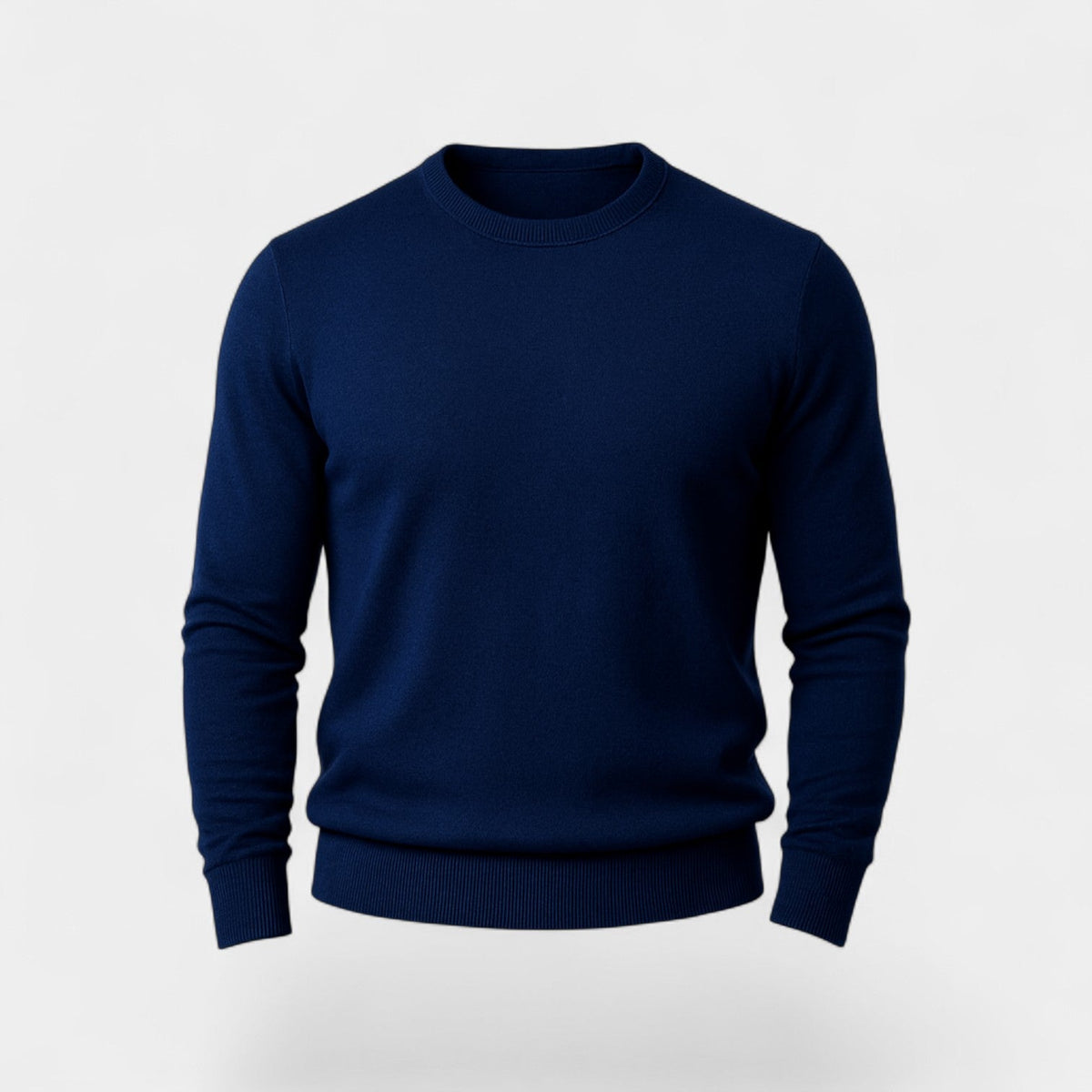 Men's Slim-Fit Sweater – Clean Crew Neck