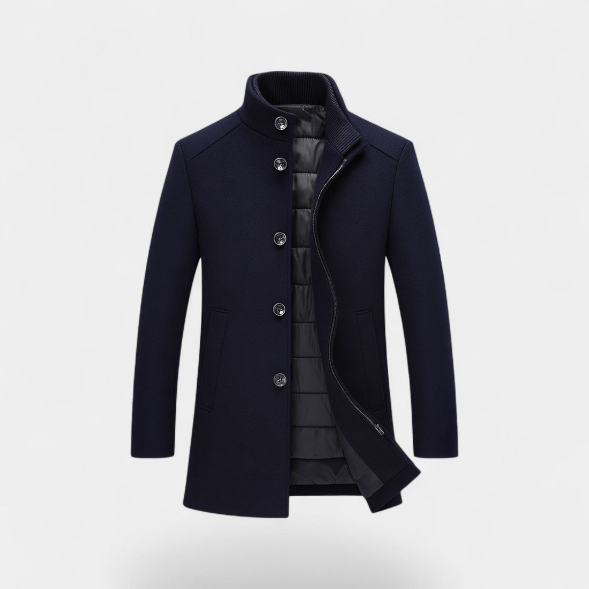 Men's Trench Parka – Removable Quilted Vest