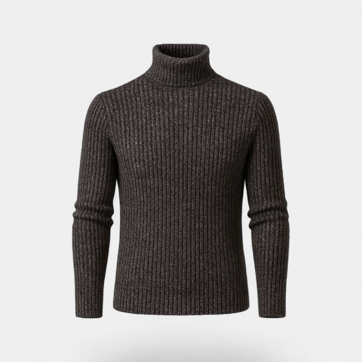 Men's Turtleneck Sweater – Slim Fine-Knit Fit