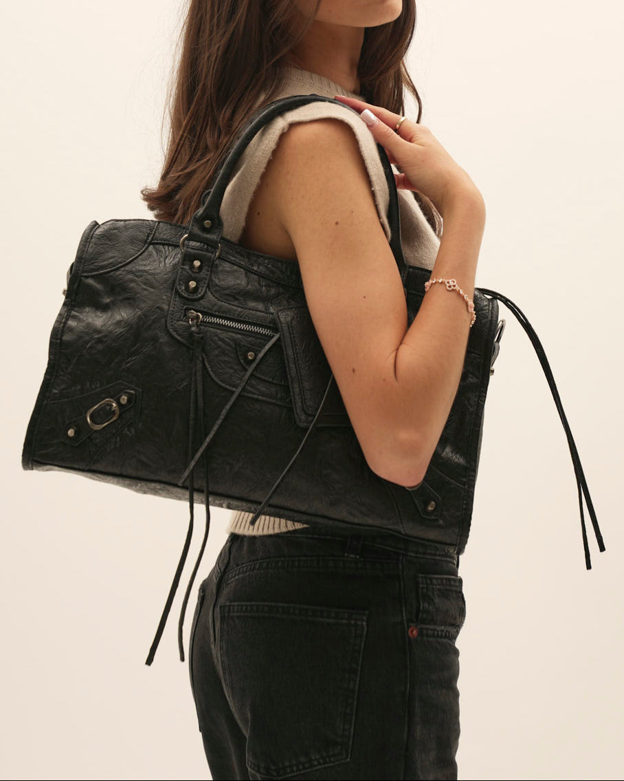 Women's Leather Zip Tote – Fits 14-Inch Laptop