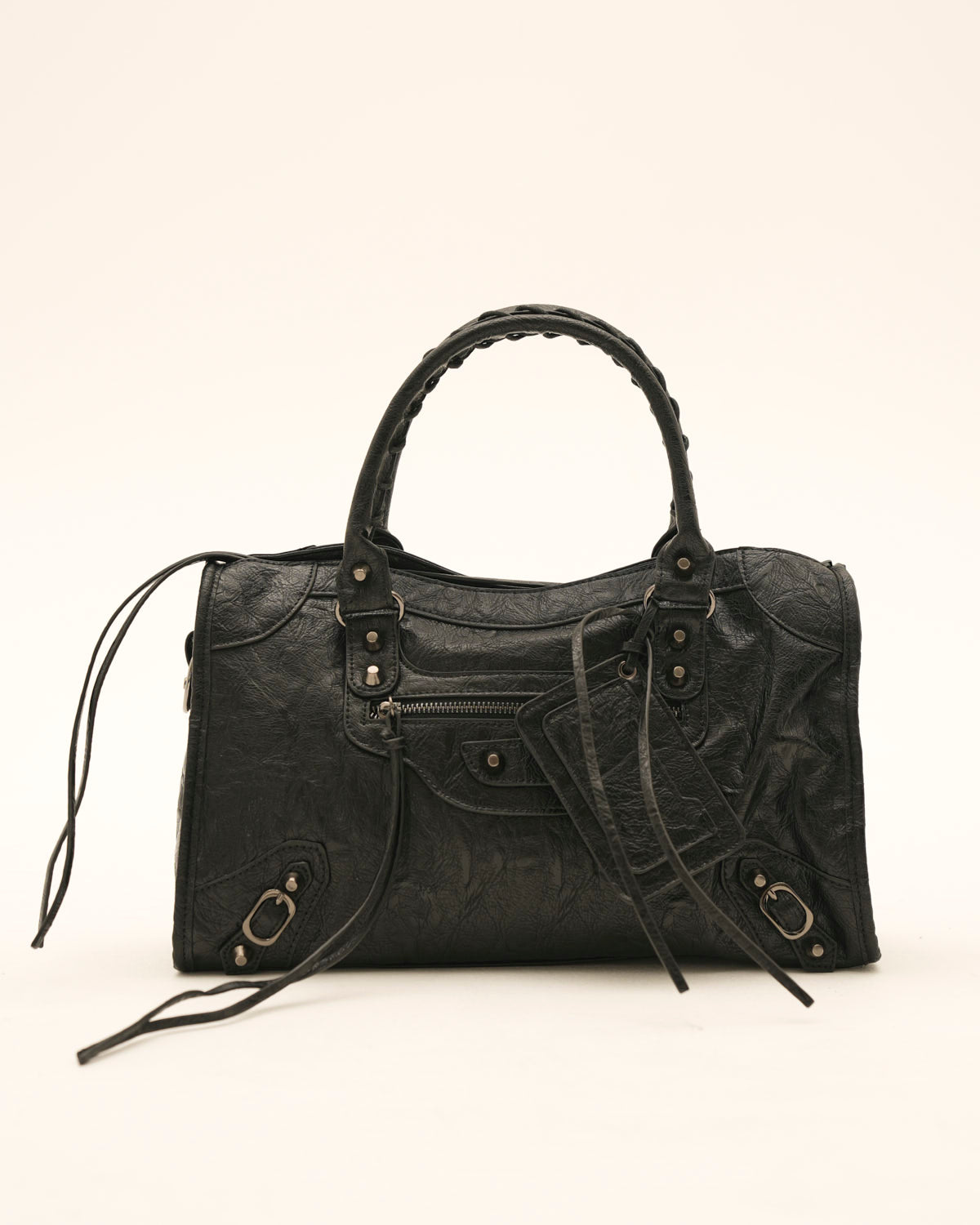 Women's Leather Tote Bag – Structured Zip-Top Carryall