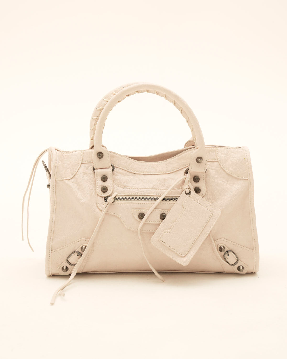 Women's Leather Tote Bag – Structured Zip-Top Carryall