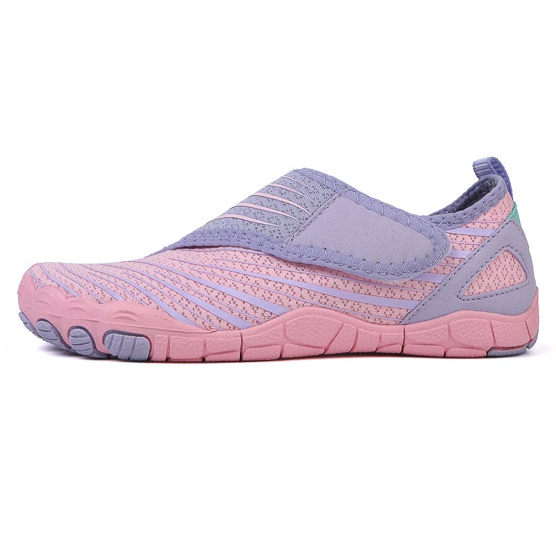 Unisex Barefoot Shoe – Knit Hook-and-Loop Low Top