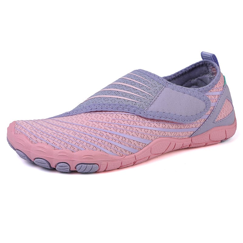 Unisex Barefoot Shoe – Knit Hook-and-Loop Low Top