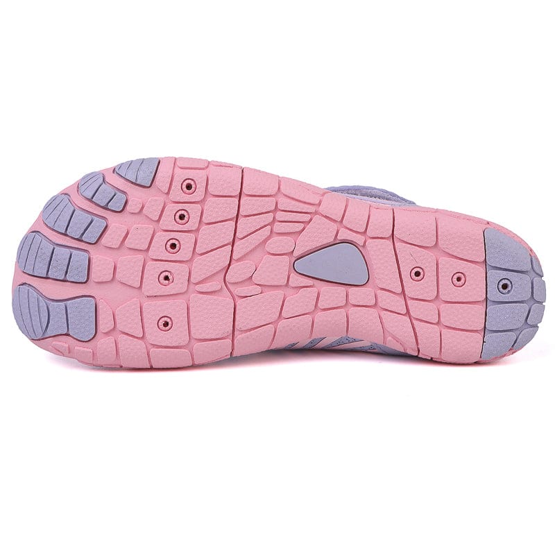 Unisex Barefoot Shoe – Knit Hook-and-Loop Low Top