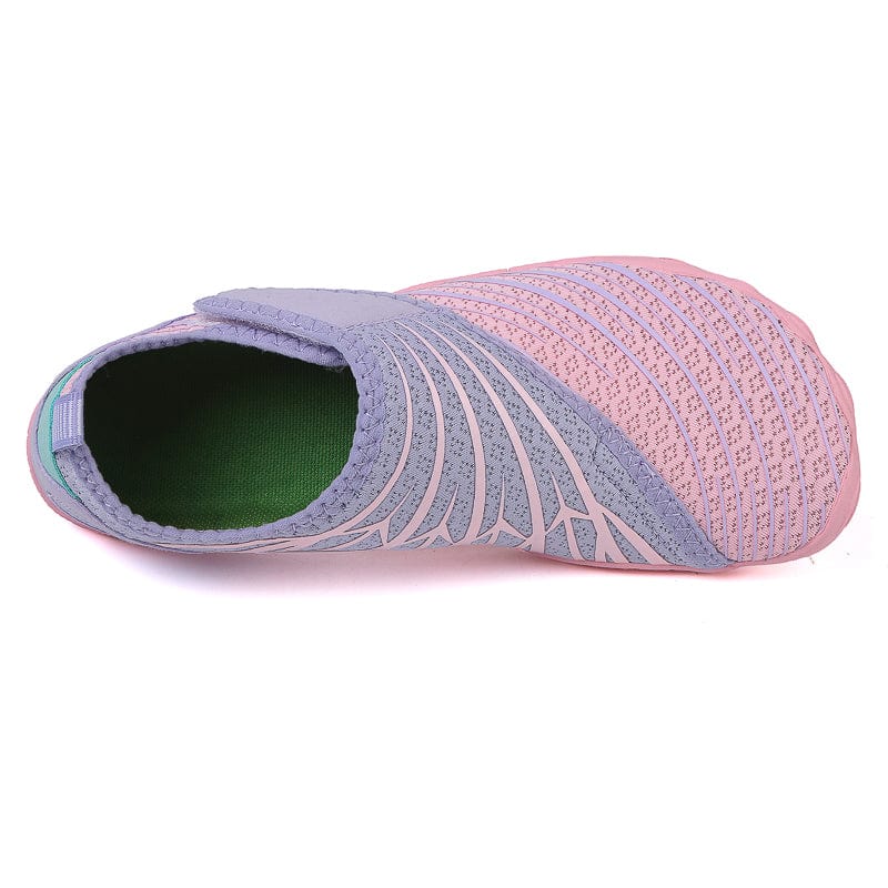 Unisex Barefoot Shoe – Knit Hook-and-Loop Low Top