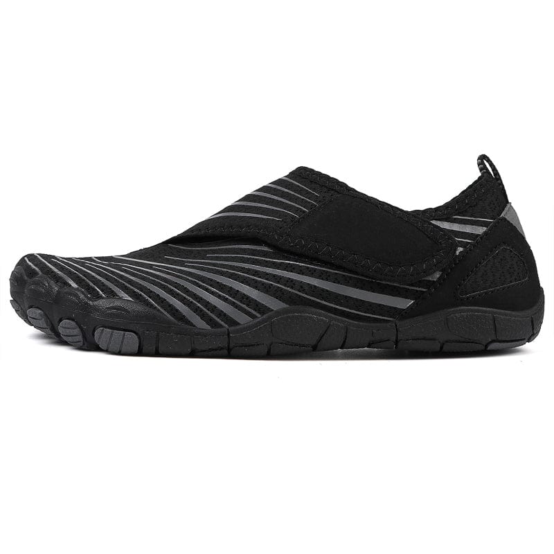 Unisex Barefoot Shoe – Knit Hook-and-Loop Low Top