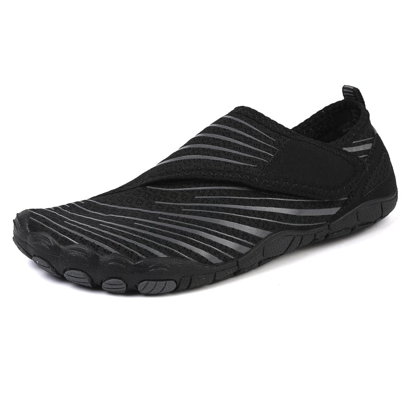 Unisex Barefoot Shoe – Knit Hook-and-Loop Low Top
