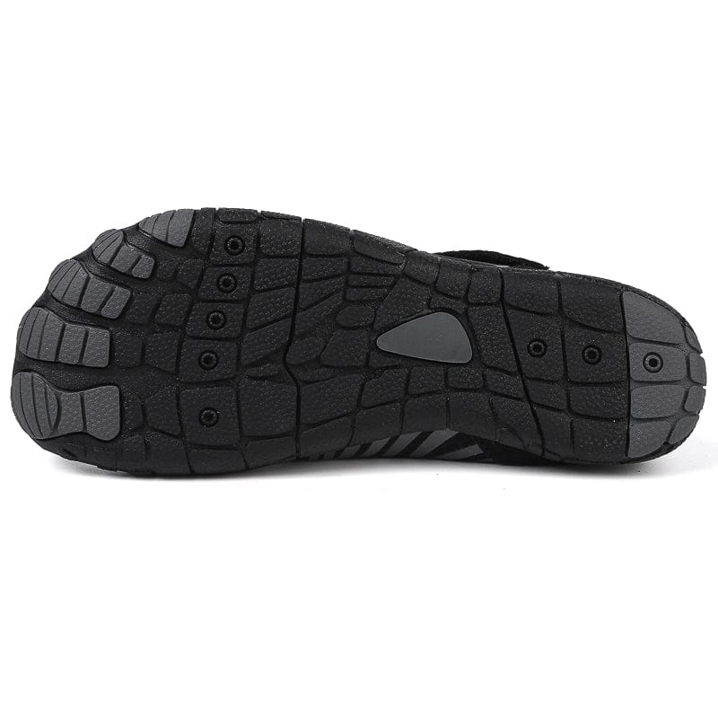 Unisex Barefoot Shoe – Knit Hook-and-Loop Low Top