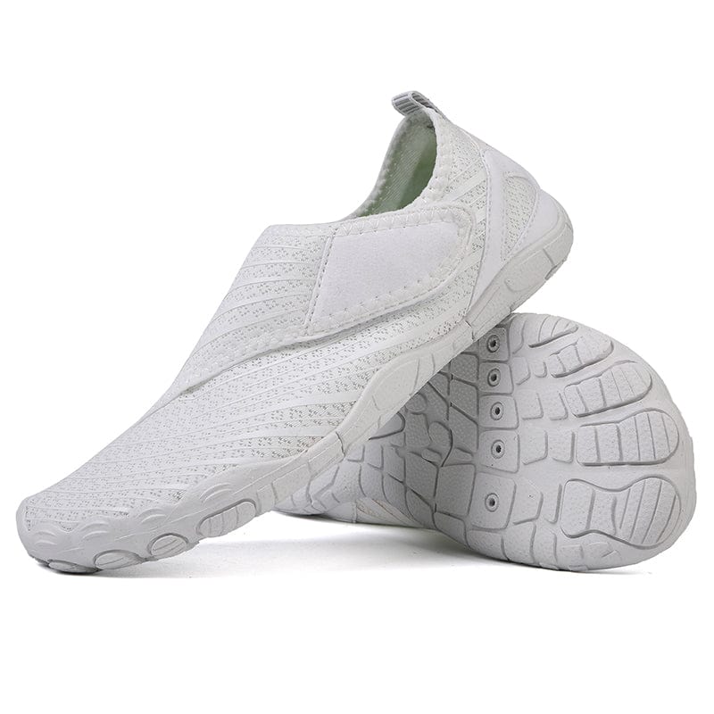 Unisex Barefoot Shoe – Knit Hook-and-Loop Low Top