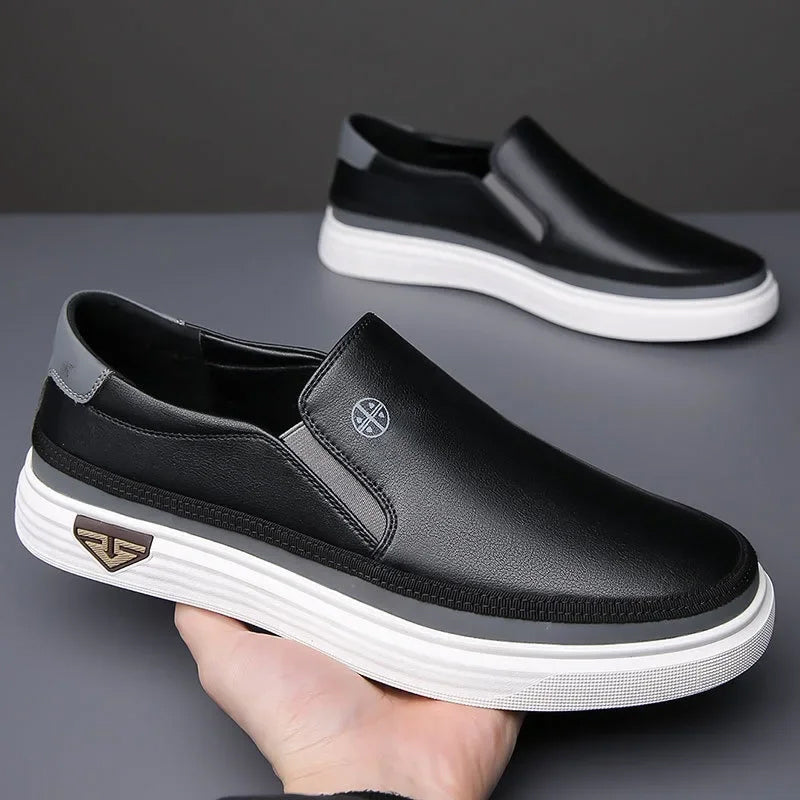Men's Slip-On Shoes – Arch Support Rubber Sole