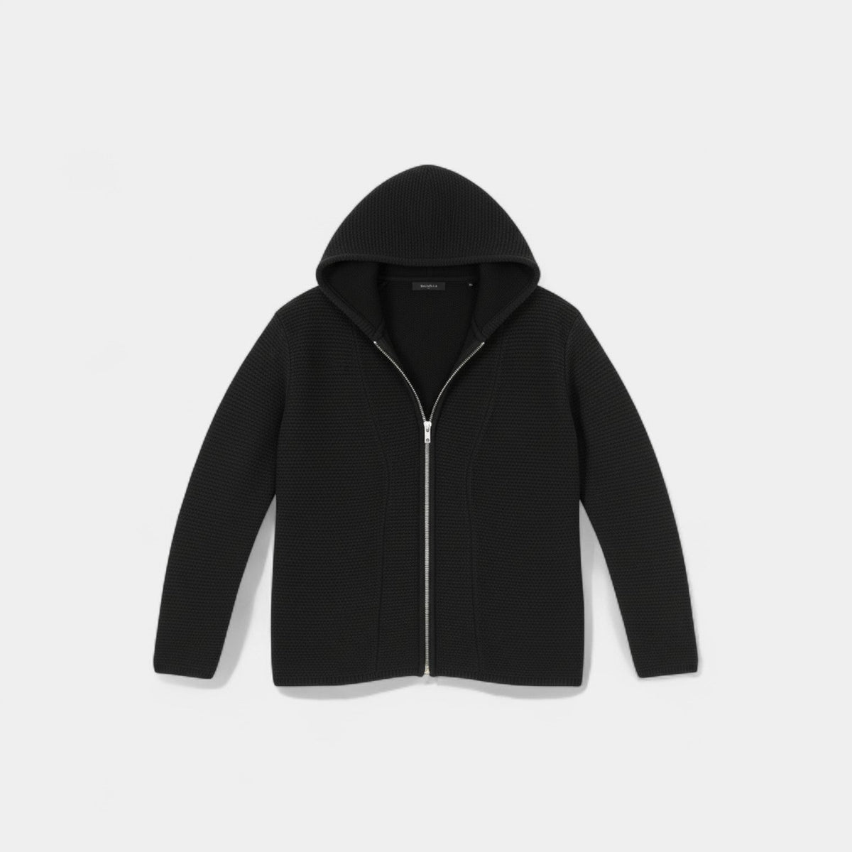 Men's Hooded Cardigan – Two-Way Zip Front