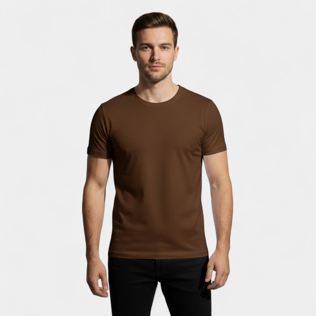 Men's Heavyweight Cotton T-Shirt – Crew Neck 3-Pack
