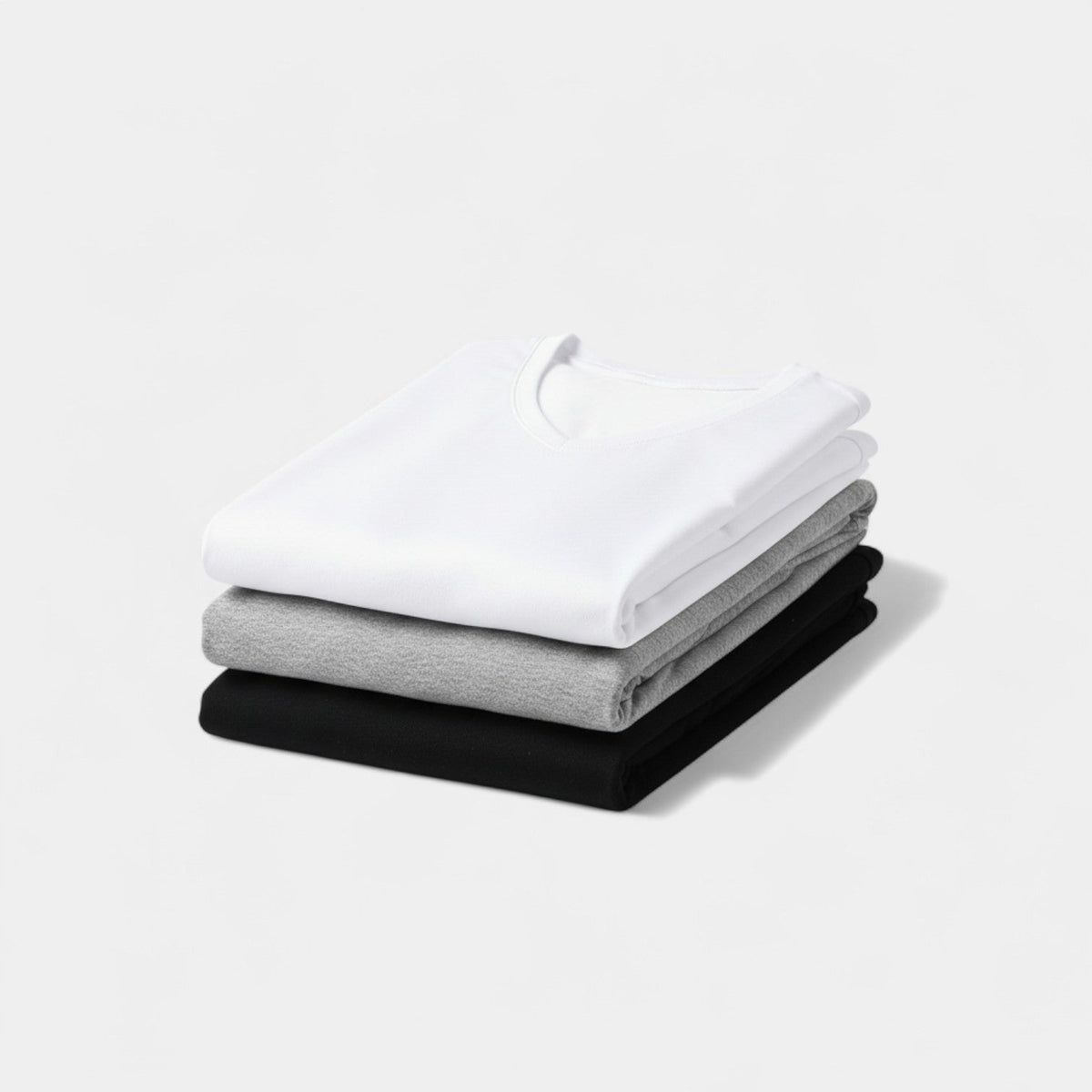 Men's V-Neck Cotton T-Shirt 3-Pack – Slim Short-Sleeve Cut