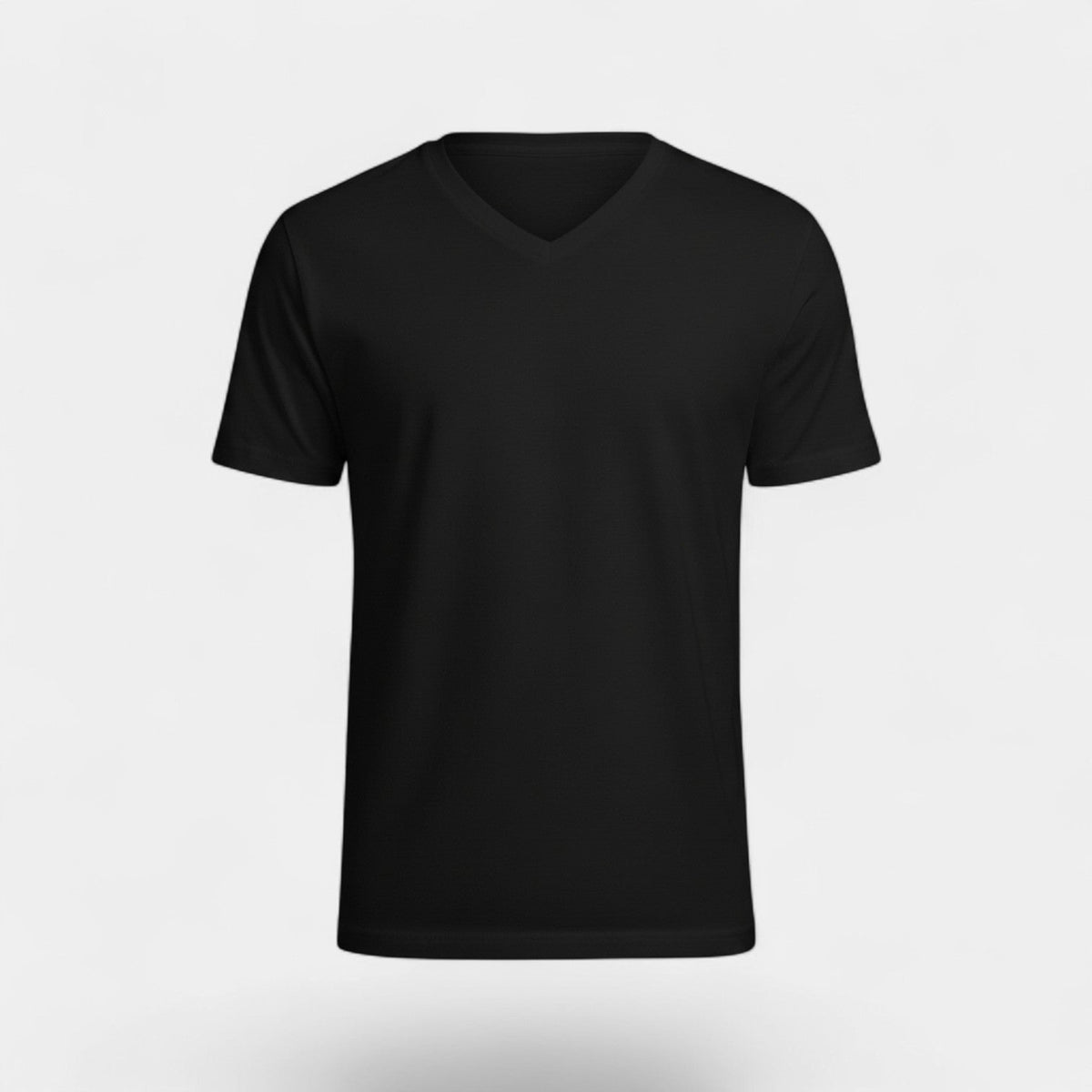 Men's V-Neck Cotton T-Shirt 3-Pack – Slim Short-Sleeve Cut