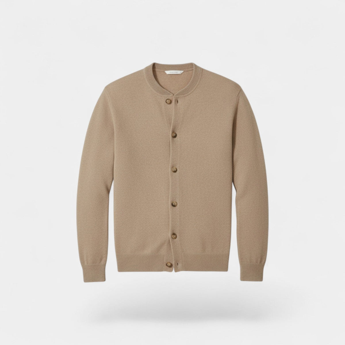 Men's Cashmere Cardigan – Button-Front V-Neck